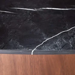 New Orbit Coffee Table Walnut & Black Marble Coffee & Side Tables