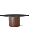 Cheap Orbit Dining Table Walnut & Black Marble Dining Tables