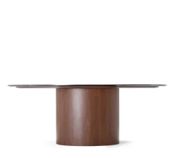 Cheap Orbit Dining Table Walnut & Black Marble Dining Tables