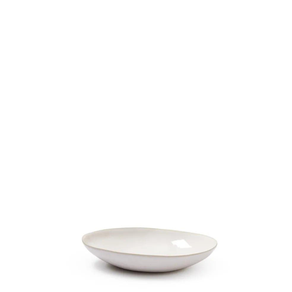 Cheap Organic Sand Ethosha Bowl Large White 31cm Table Settings