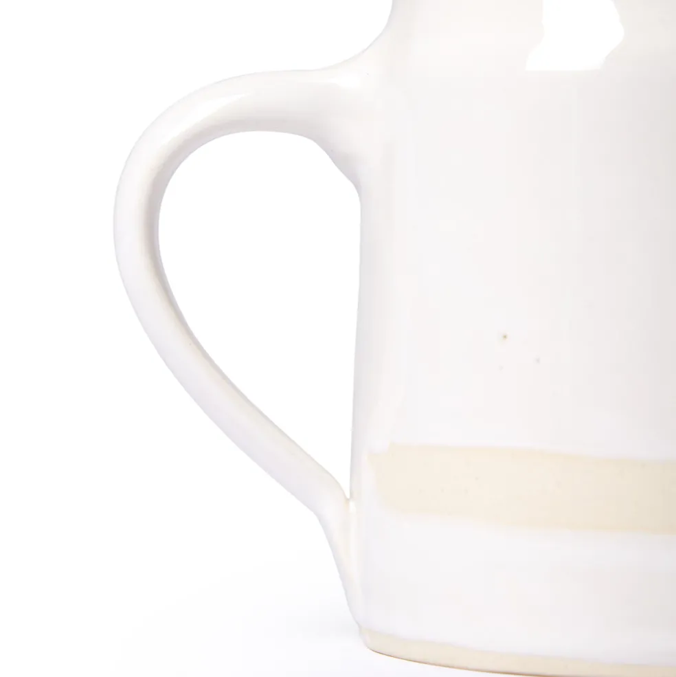 Best Sale Organic Sand Jug White 1L Get It In Time For Christmas | Table Settings