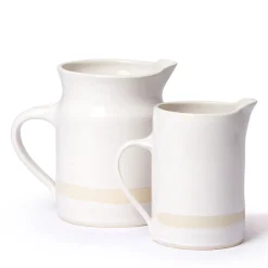 Best Sale Organic Sand Jug White 1L Get It In Time For Christmas | Table Settings