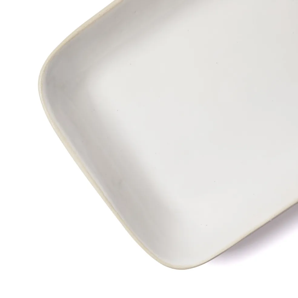 Shop Organic Sand Platter White 32cm Serving Boards & Platters | Table Settings