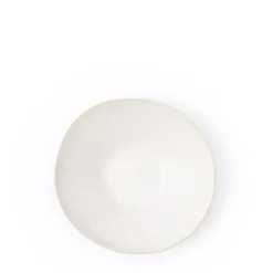 Discount Organic Sand Salad Bowl Large White 36cm Serving Bowls & Utensils | Table Settings