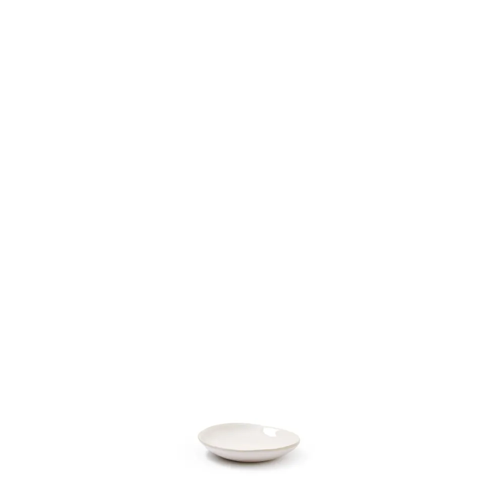 Fashion Organic Sand Salsa Dish White 13cm Serving Bowls & Utensils | Table Settings