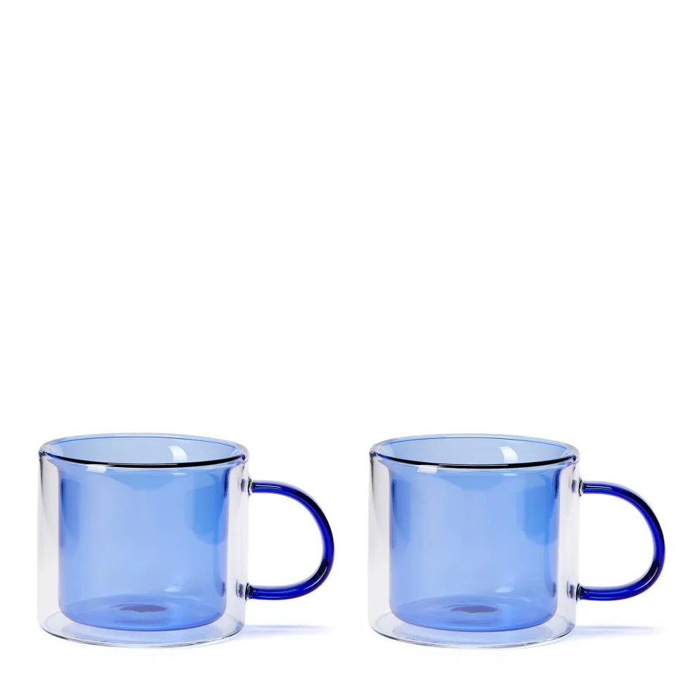 Discount Oslo Mug Blue (Set of 2) Glassware | Mugs, Cups & Jugs