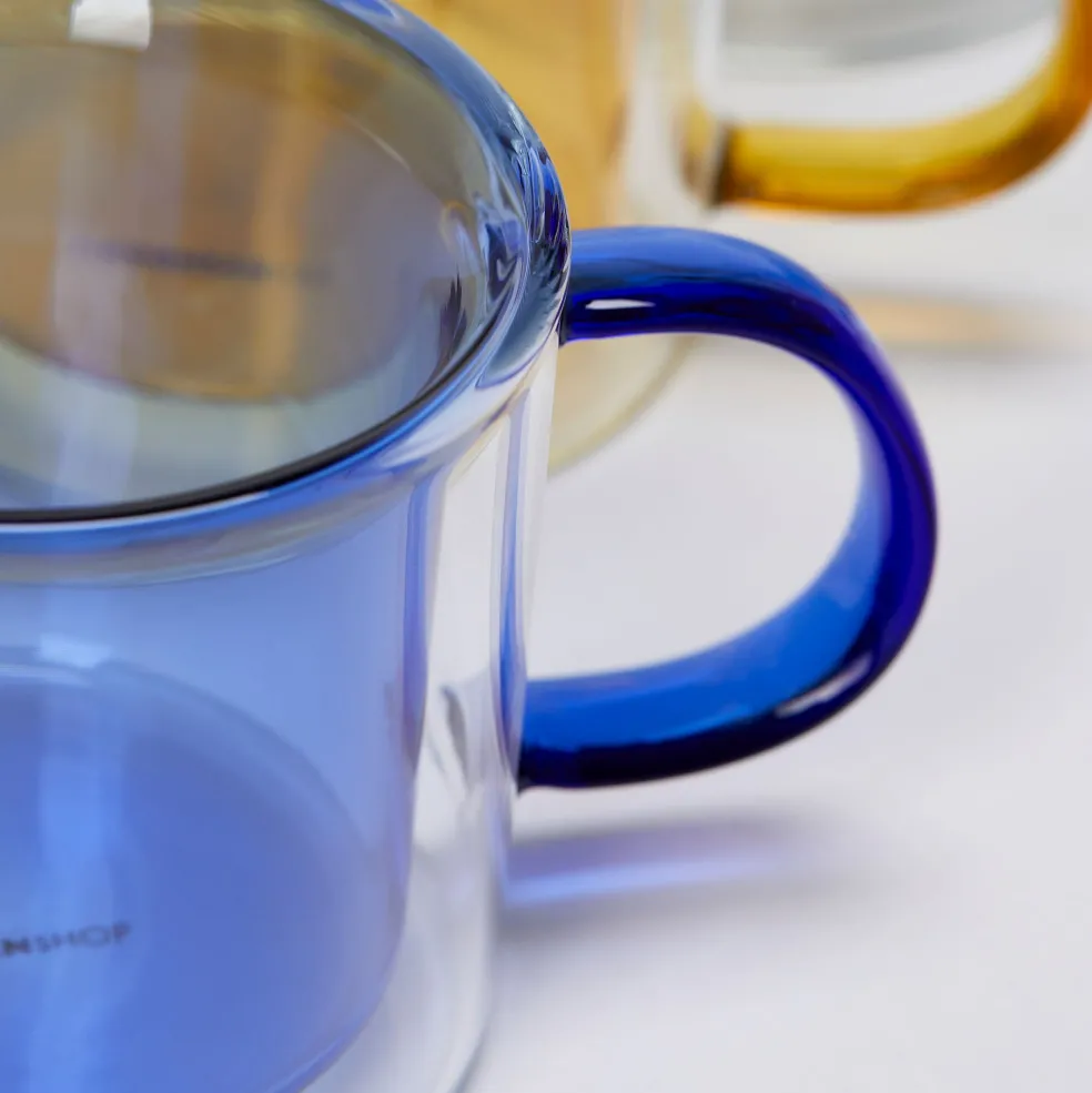 Discount Oslo Mug Blue (Set of 2) Glassware | Mugs, Cups & Jugs