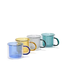 Flash Sale Oslo Mug Mixed Colours (Set of 4) Glassware | Mugs, Cups & Jugs