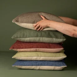 Hot Otterley Navy & Ochre Cushion Cover 30 x 50cm Cushion Covers & Pads