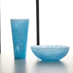 Outlet Pamana Cylinder Vase Blue 34cm Vases