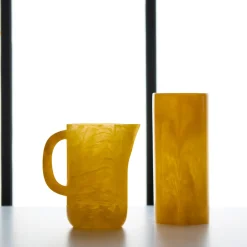 Sale Pamana Pitcher Yellow Gloss 27cm Games & Entertaining