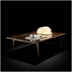 Outlet Pelham Coffee Table Emperador Marble Coffee & Side Tables