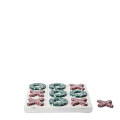 Shop Pietra Naughts & Crosses Engineered Stone 30 x 30cm Luxury Gifts | Games & Entertaining