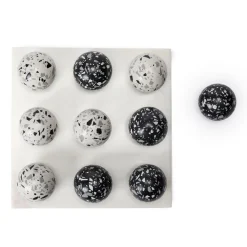 Shop Pietra Tic Tac Toe Engineered Stone 25 x 25cm Luxury Gifts | Games & Entertaining