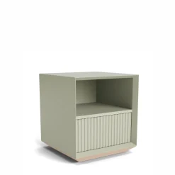 Discount Pillar 1 Drawer Bedside Table Lichen Bedroom Furniture | Storage