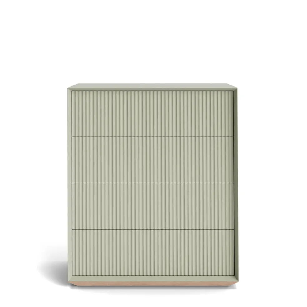 Cheap Pillar 4 Drawer Chest Lichen In Stock | Bedroom Furniture