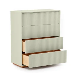 Cheap Pillar 4 Drawer Chest Lichen In Stock | Bedroom Furniture