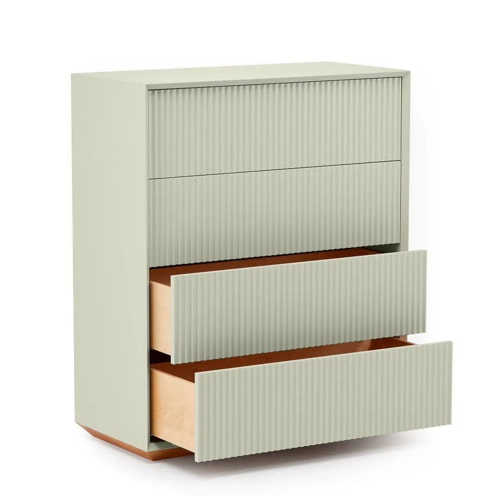 Cheap Pillar 4 Drawer Chest Lichen In Stock | Bedroom Furniture