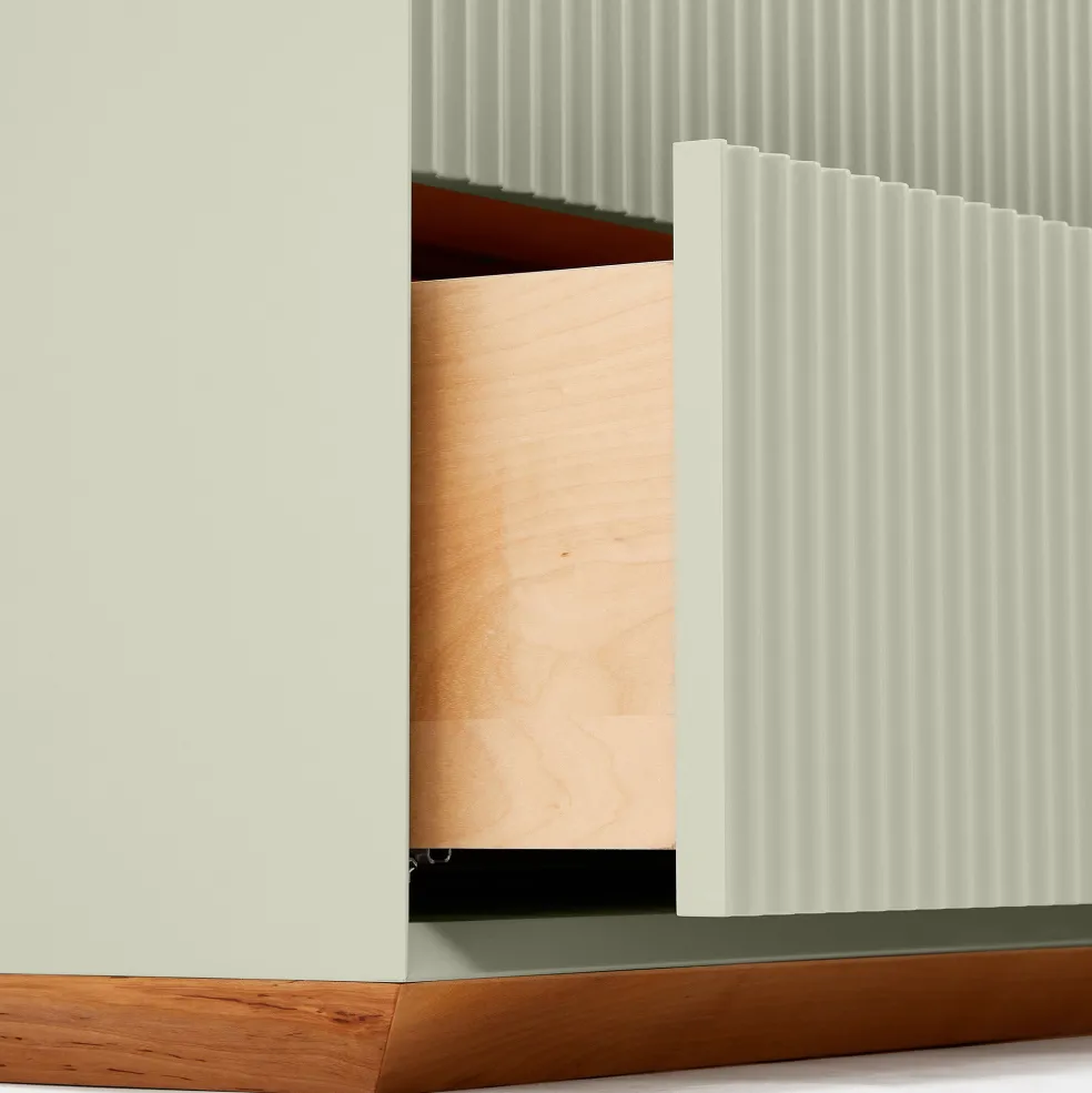 Cheap Pillar 4 Drawer Chest Lichen In Stock | Bedroom Furniture