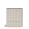 Fashion Pillar 4 Drawer Chest Stone In Stock | Bedroom Furniture