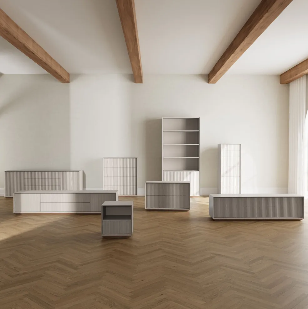 Cheap Pillar 2 Drawer Unit Stone In Stock | Bedroom Furniture
