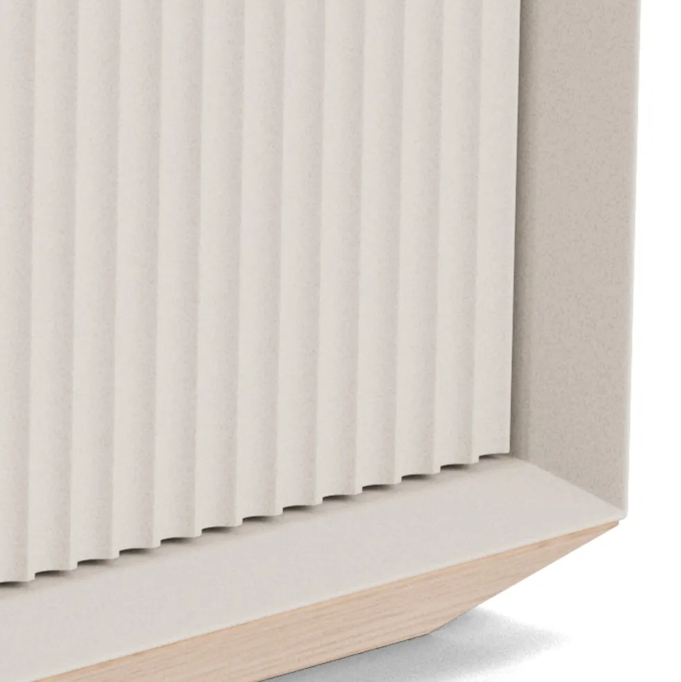 Cheap Pillar 2 Drawer Unit Stone In Stock | Bedroom Furniture