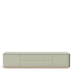 Discount Pillar Low Console 200cm Lichen Bedroom Furniture | Storage