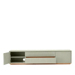 Discount Pillar Low Console 200cm Lichen Bedroom Furniture | Storage
