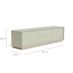 Best Sale Pillar Low Console 160cm Lichen In Stock | Bedroom Furniture