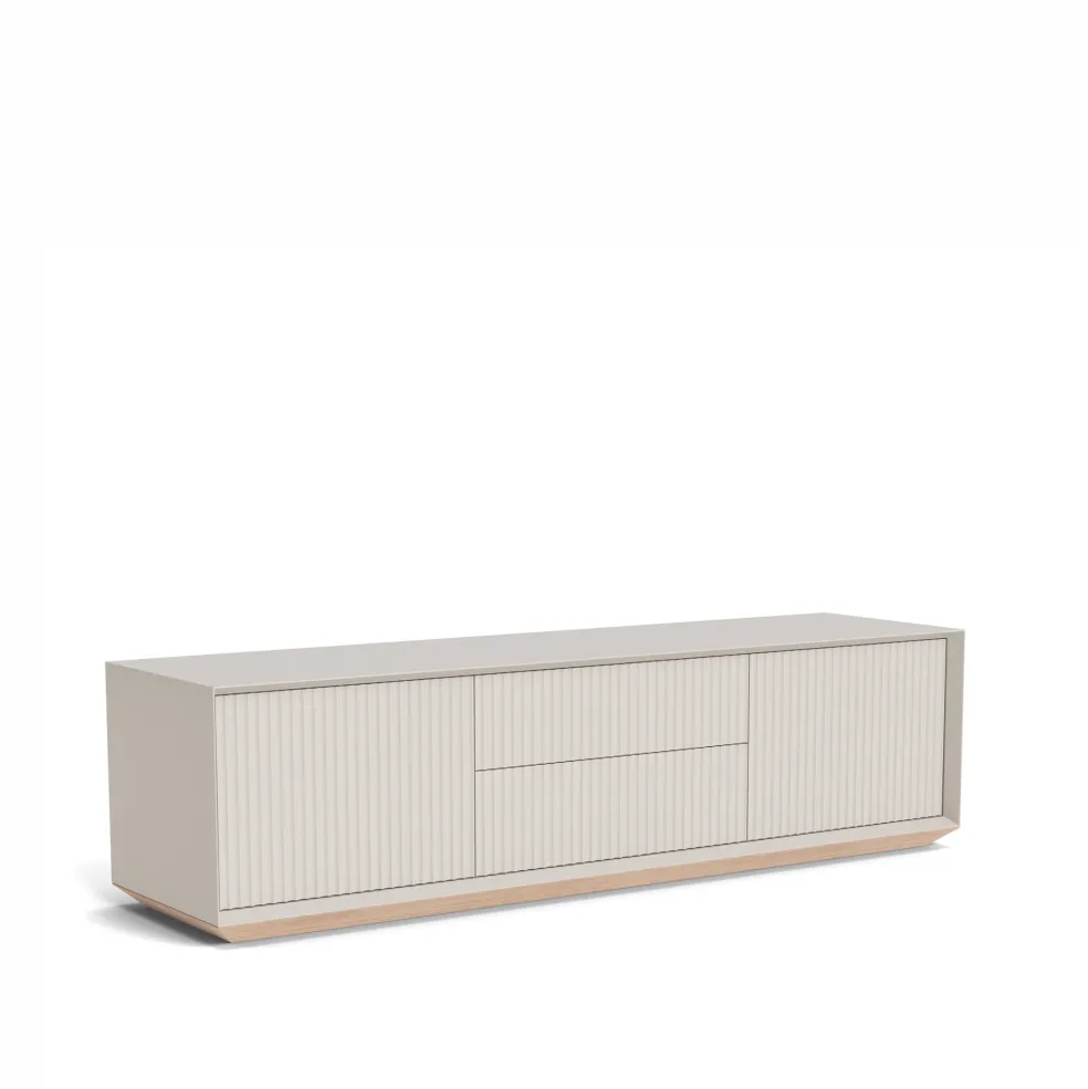 Cheap Pillar Low Console 160cm Stone In Stock | Bedroom Furniture