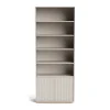 Outlet Pillar Shelving Cupboard Unit Stone 245cm In Stock | Bedroom Furniture
