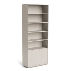 Outlet Pillar Shelving Cupboard Unit Stone 245cm In Stock | Bedroom Furniture