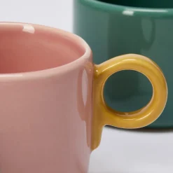Discount Pop Mugs Mixed Colours (Set of 4) Mugs, Cups & Jugs | Table Settings