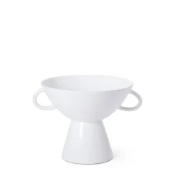 Best Sale Puglia White Footed Bowl Large Bowls & Plates | Gifts For Home