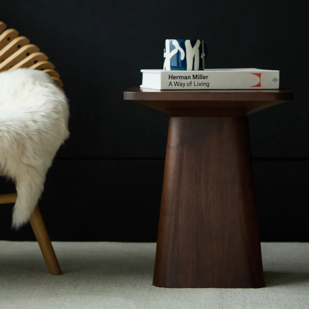 New Rook Side Table Walnut Coffee & Side Tables