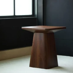 New Rook Side Table Walnut Coffee & Side Tables