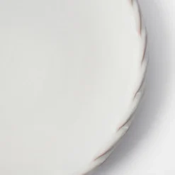 Flash Sale Rope Edge Small Plate White 16cm Table Settings