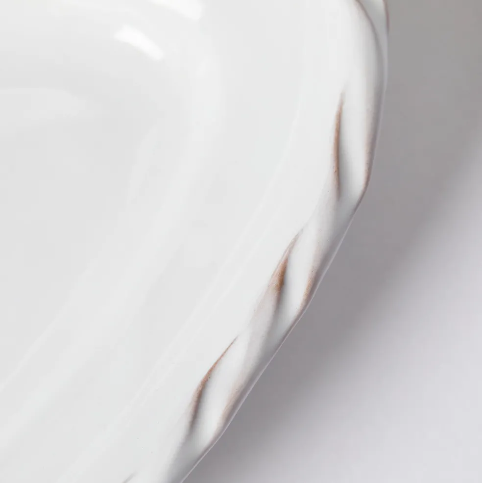 Online Rope Edge White Small Oval Plate 18cm Bowls & Plates | Table Settings
