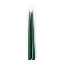 Sale Taper Candle Pair Forest Green 30cm Candles, Holders & Diffusers