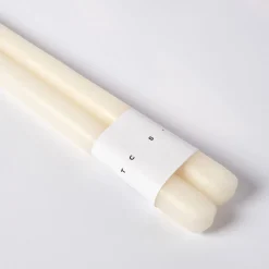Best Sale Taper Candle Pair Ivory 30cm Candles, Holders & Diffusers