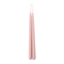 Discount Taper Candle Pair Soft Rose 30cm Candles, Holders & Diffusers