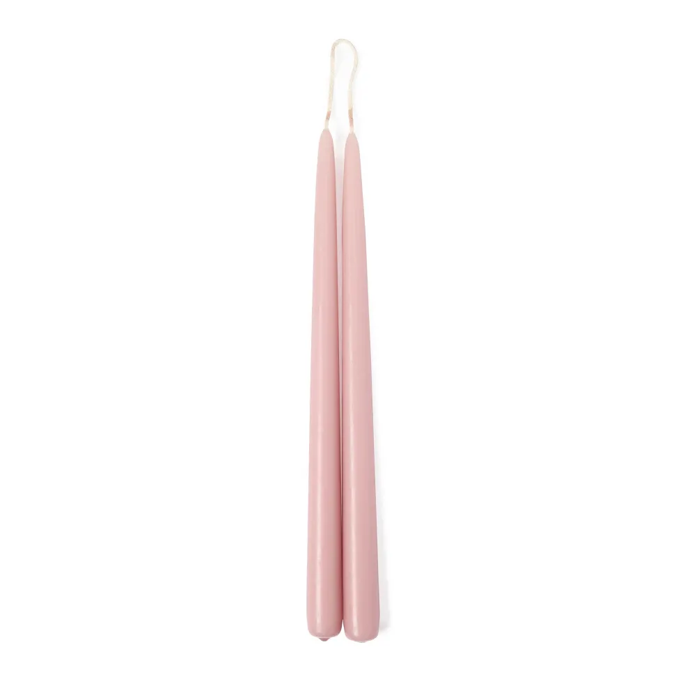 Discount Taper Candle Pair Soft Rose 30cm Candles, Holders & Diffusers