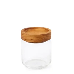 Online Teak Stacking Storage Jar 500ml Utility | Storage Baskets, Containers & Jars