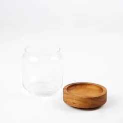 Online Teak Stacking Storage Jar 500ml Utility | Storage Baskets, Containers & Jars