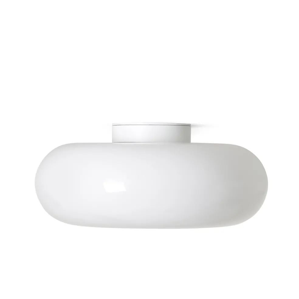 Best Torus Dimmable Large Flush Ceiling & Wall Light Opal Lighting | Get It In Time For Christmas
