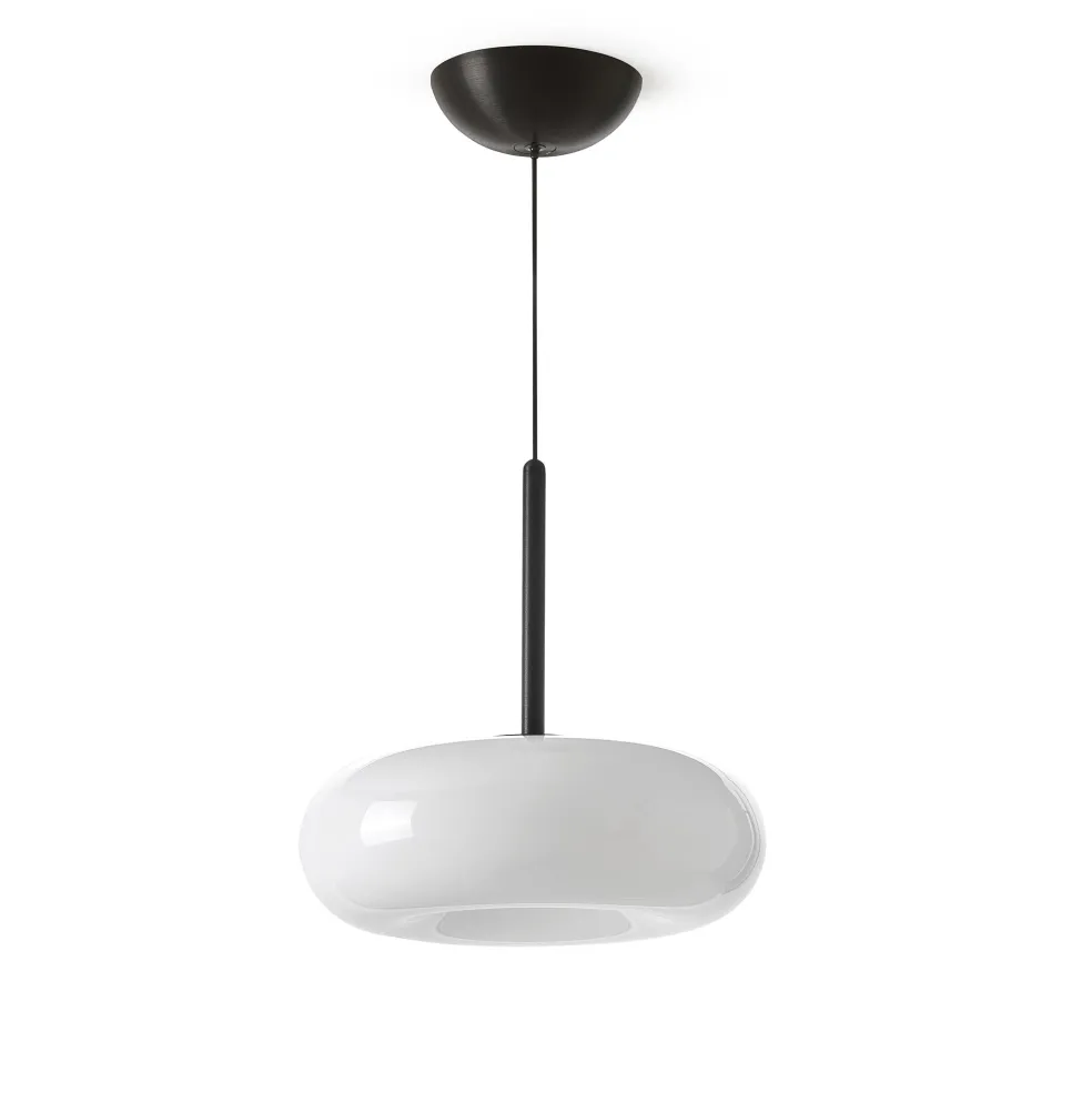 Clearance Torus Dimmable Medium Pendant Lamp Opal Lighting | Get It In Time For Christmas