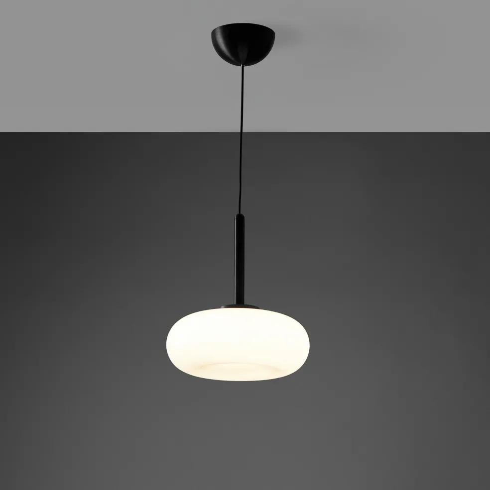 Clearance Torus Dimmable Small Pendant Lamp Opal Lighting | Get It In Time For Christmas