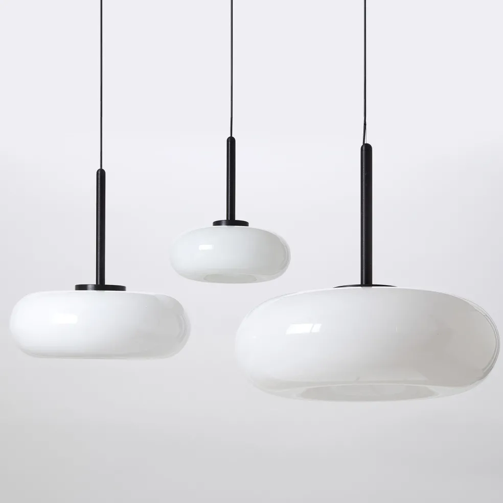 Clearance Torus Dimmable Small Pendant Lamp Opal Lighting | Get It In Time For Christmas