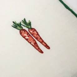 Flash Sale Vedura Embroidered Carrot Linen Napkin Napkins