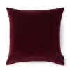 Cheap Velvet Cushion Cover Burgundy 59 x 59cm Cushion Covers & Pads | Cushions